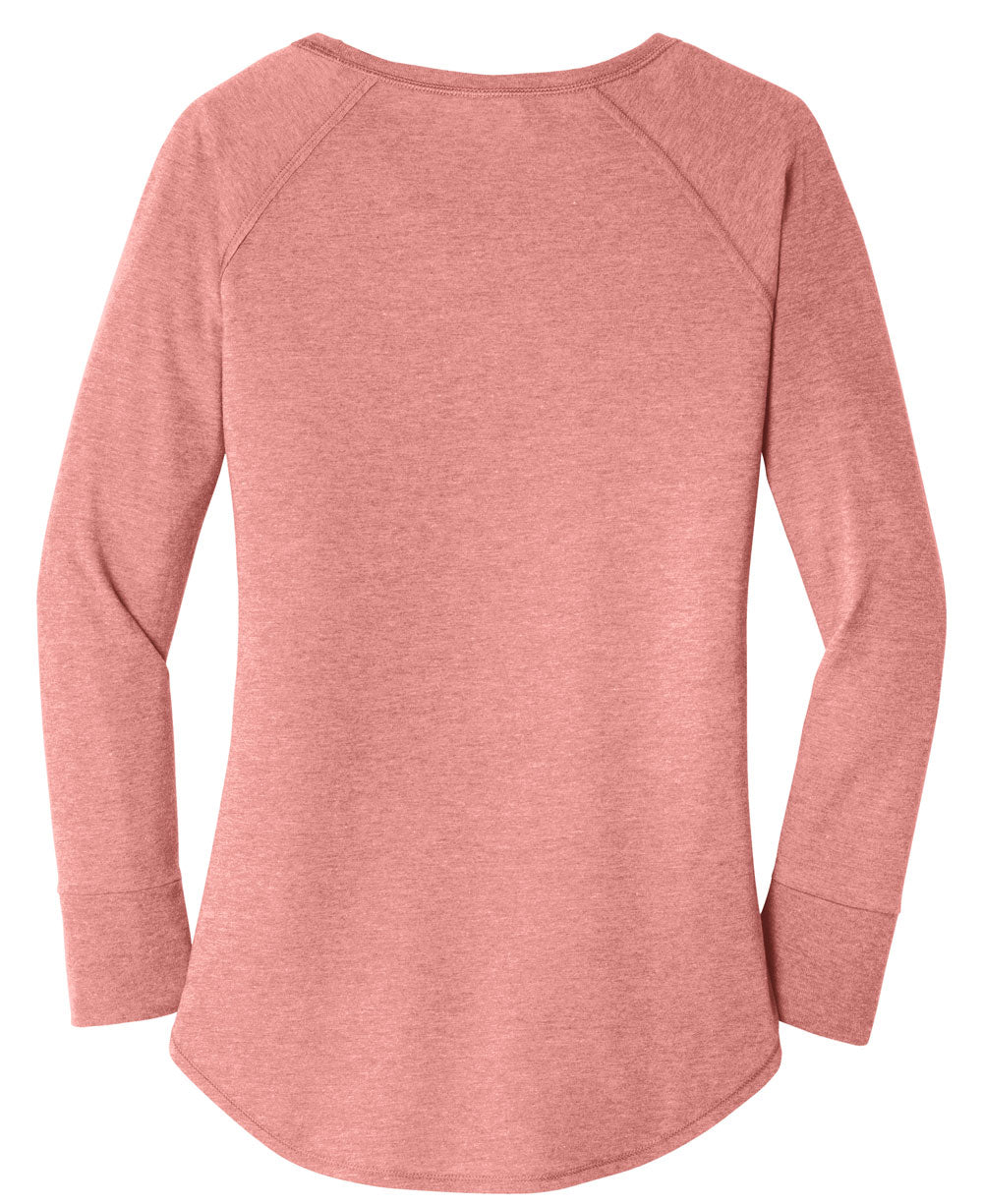Artistic Namaste Blush Long Sleeve Tunic Tee
