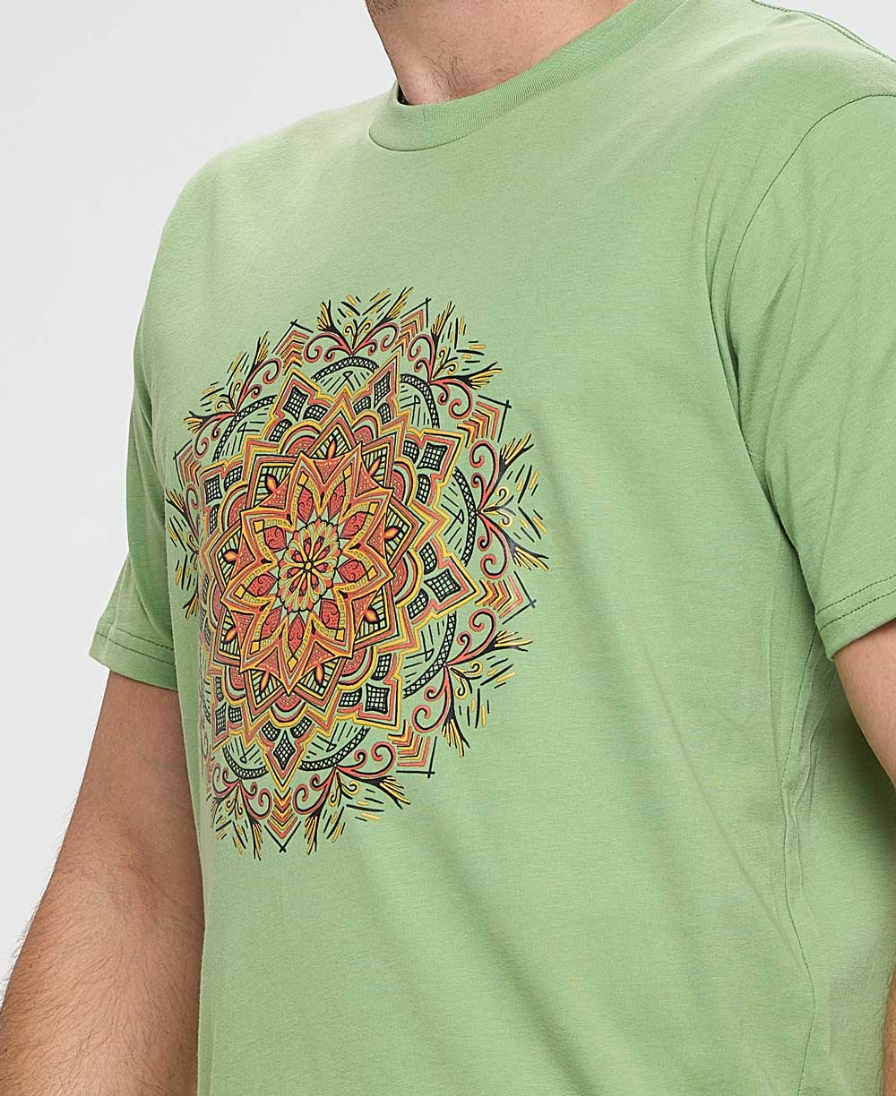 Men’s Organic Cotton Mandala T-Shirt, USA