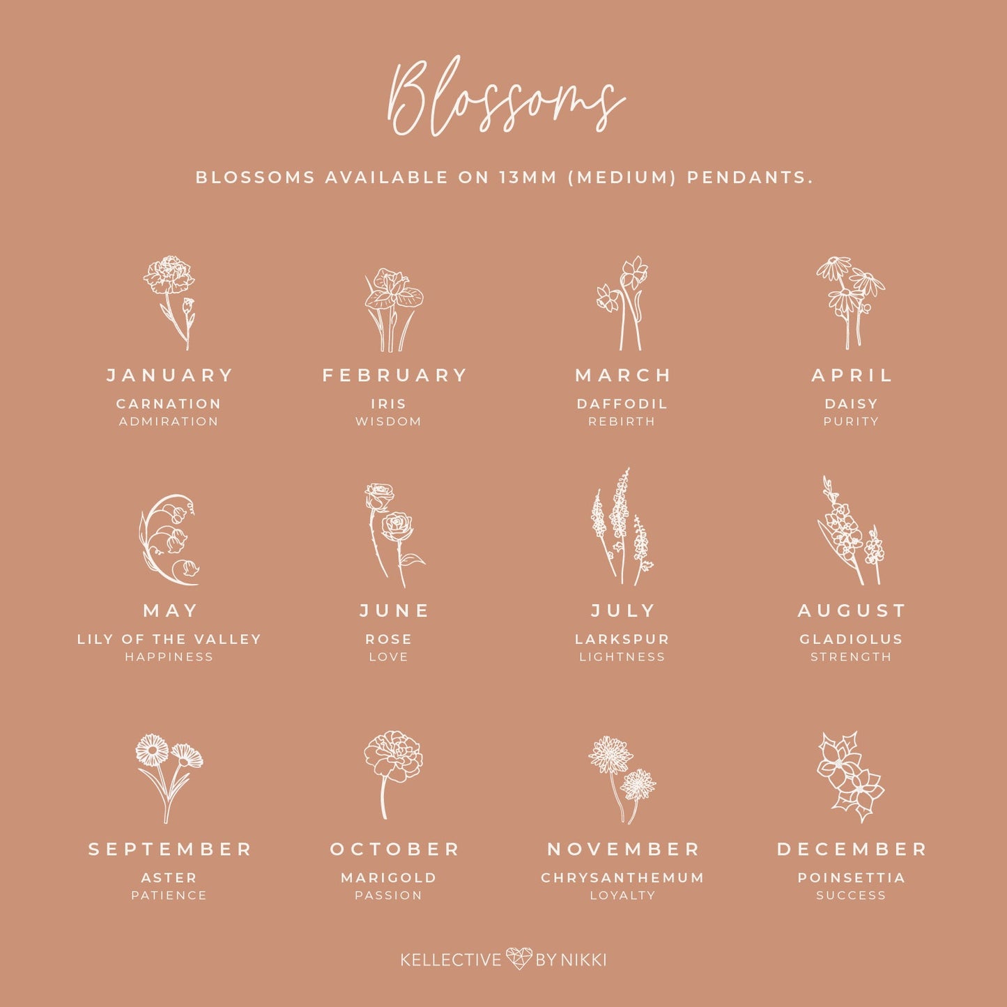 Gladiolus • Strength • August Birth Flower