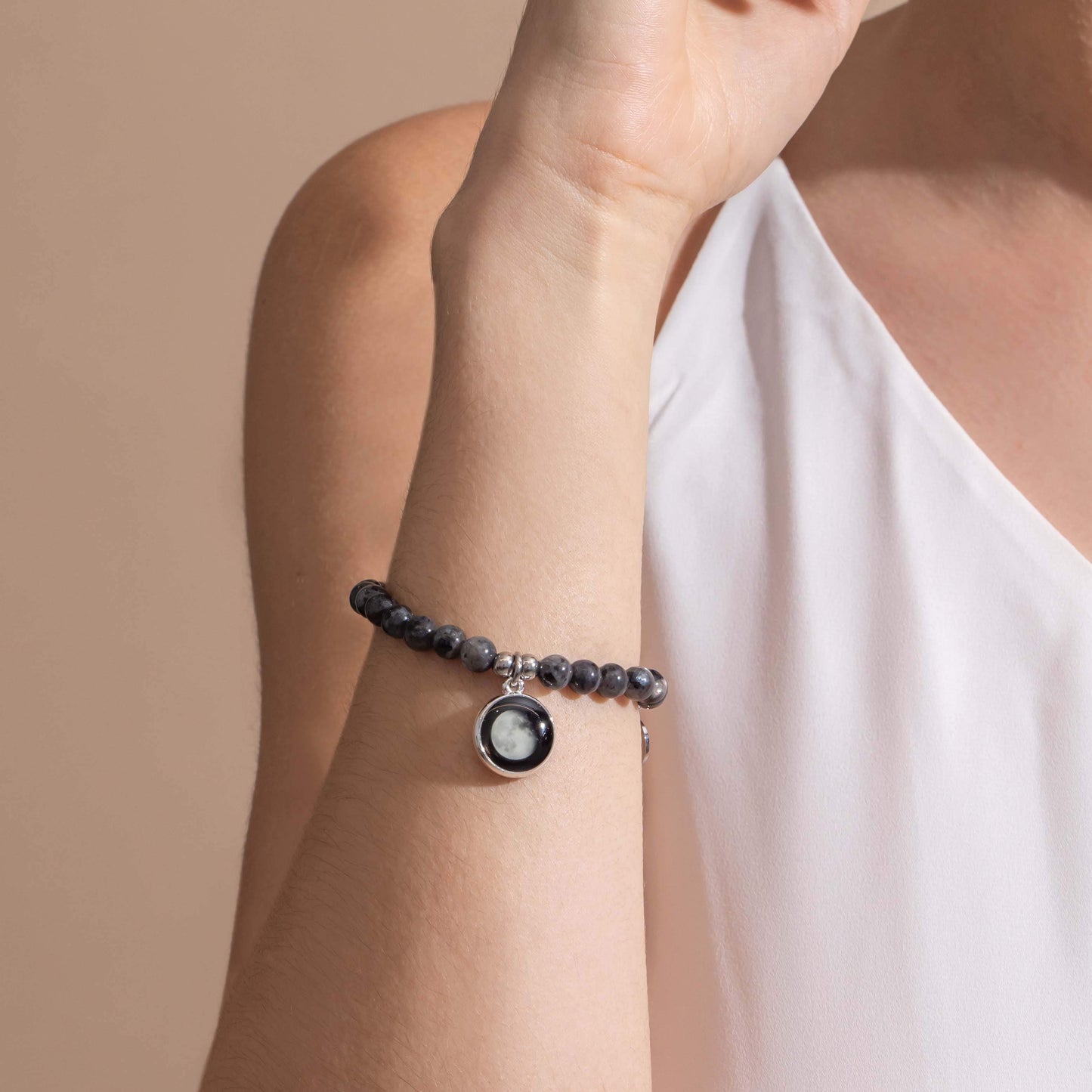 Labradorite Beaded Bracelet