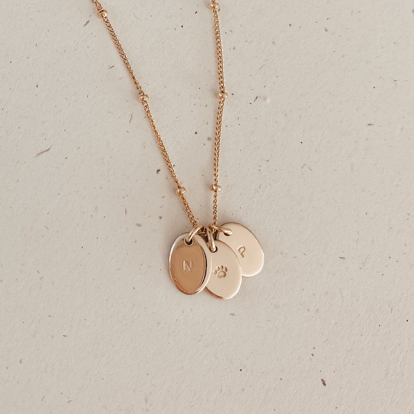Juniper • Tiny Oval Necklace