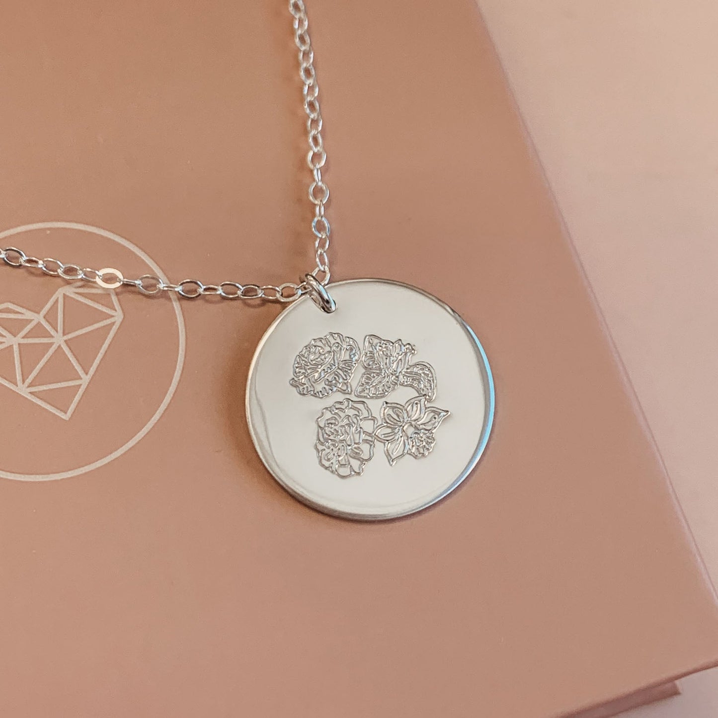 Extra Large Blossom Posy • Extra Large Pendant Necklace