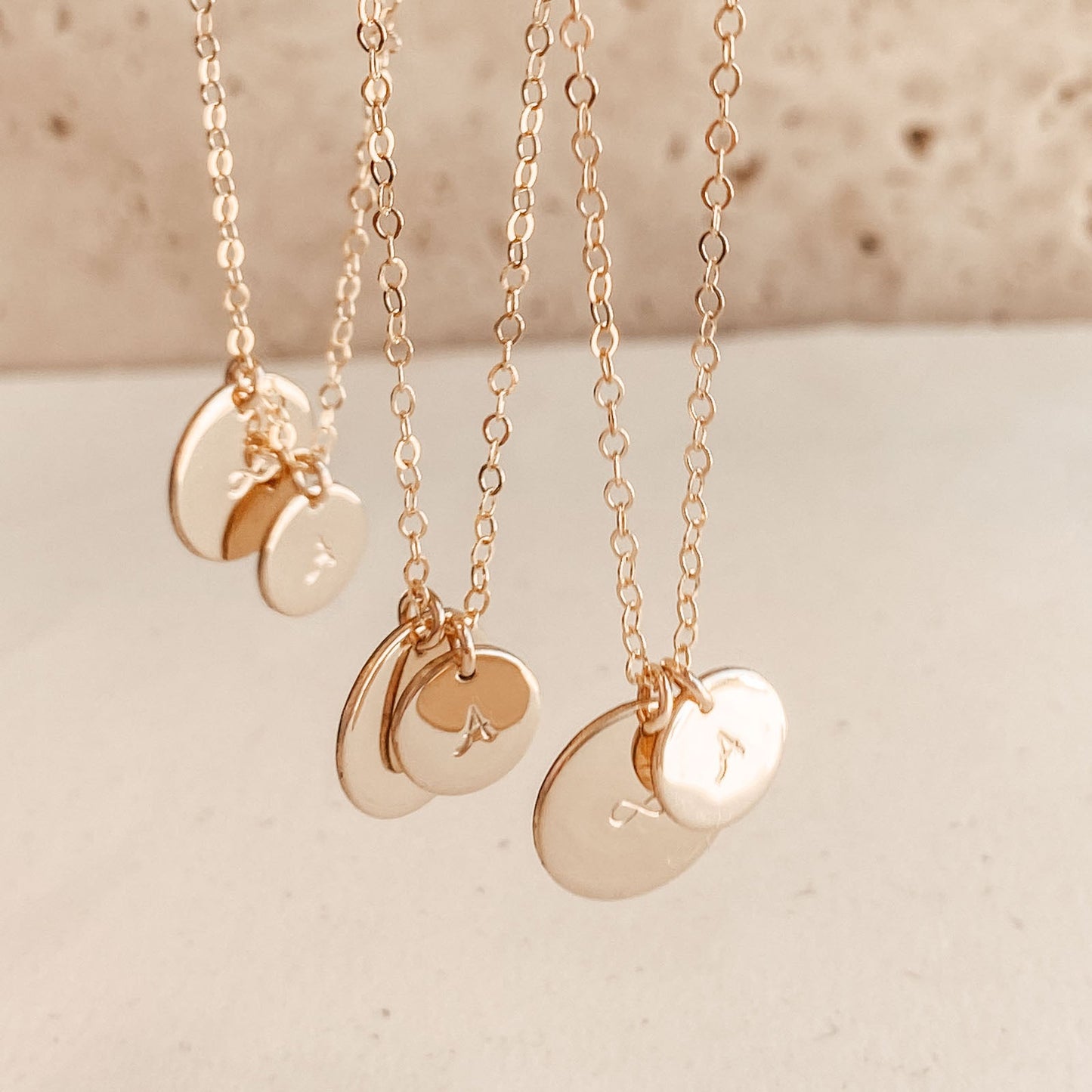 Medium & Small Pendant Necklace