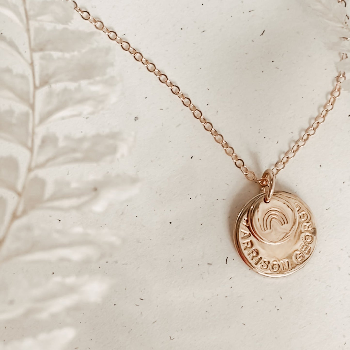 Large & Small Stacking Pendant Necklace