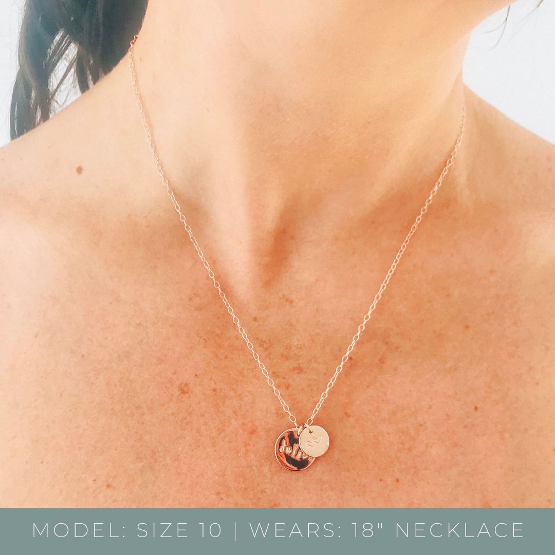Medium & Small Pendant Necklace