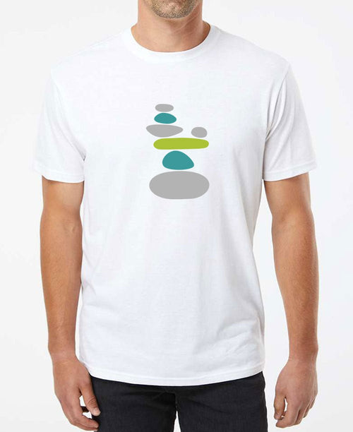 Eco-Zen Cairn Rocks Men's T-Shirt