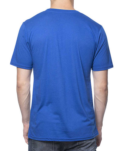 Men’s Balance Organic Cotton And Bamboo Blue T-Shirt, Made in USA