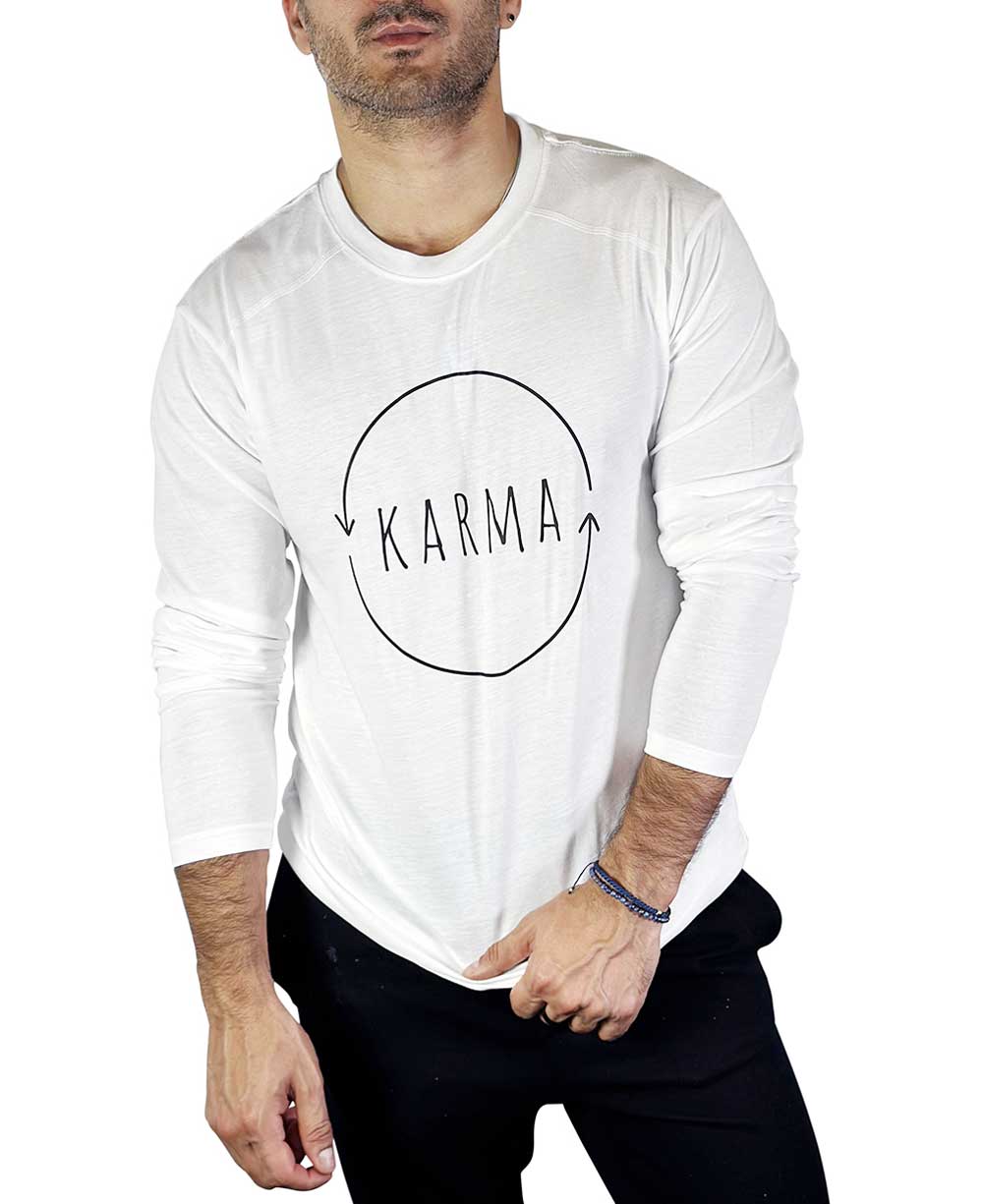 Men’s Karma Recycled Bottles Long Sleeves Tee