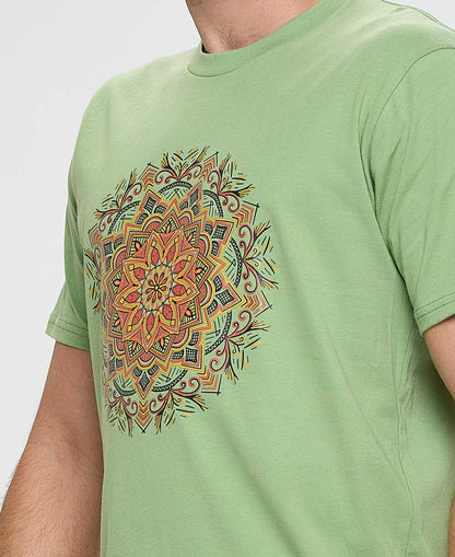 Men’s Organic Cotton Mandala T-Shirt, USA