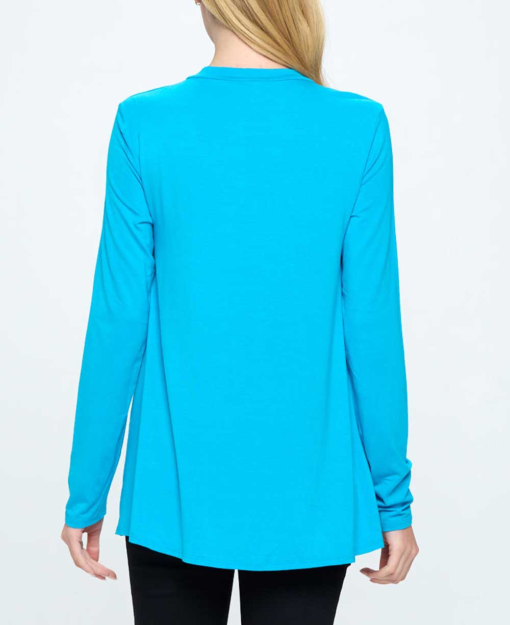 Peacock Lotus Mandala Tunic Tee, Made in USA