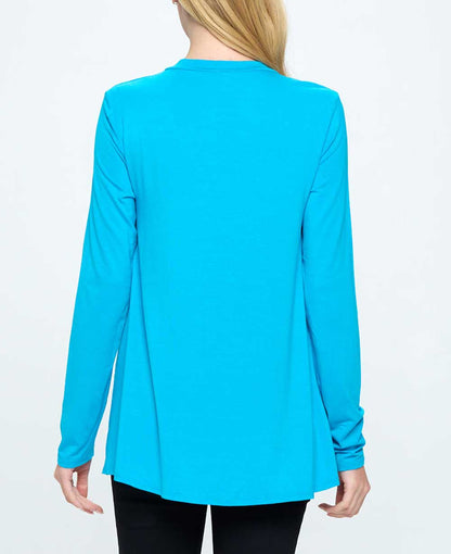 Peacock Lotus Mandala Tunic Tee, Made in USA