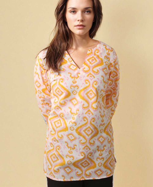 Lightweight Cotton Tunic Top