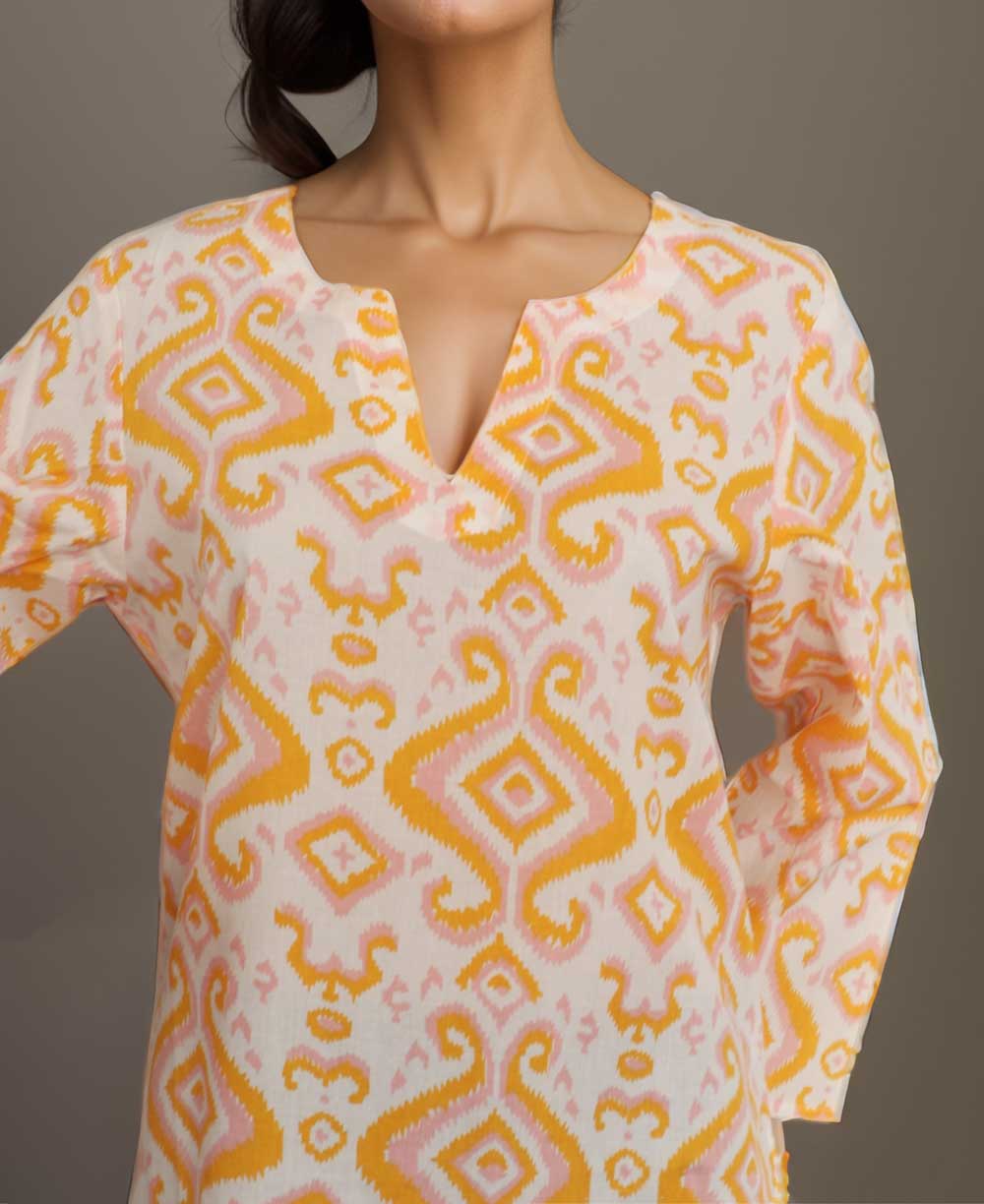 Lightweight Cotton Tunic Top